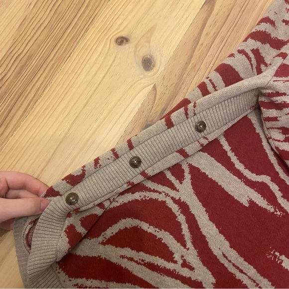 Nic + Zoe Red Sweater - Picture 4 of 5